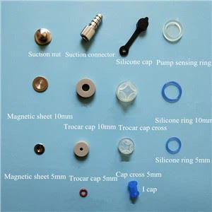 Příslušenství k laparosocpickým silikonovým krytkám